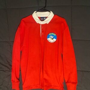 Rowing blazer shirt red size L